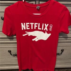 Red Fitted Short Sleeve Tee